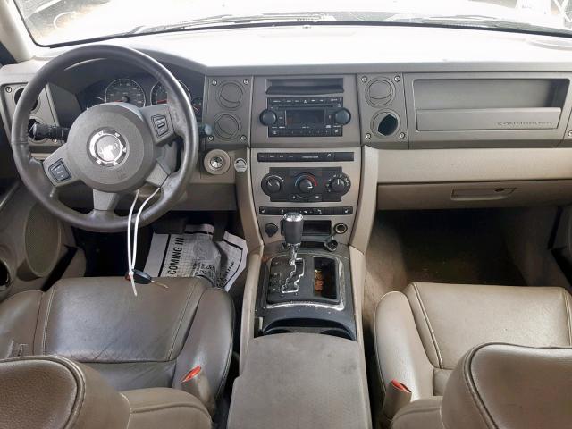 1J8HG48KX6C105141 - 2006 JEEP COMMANDER BLACK photo 10