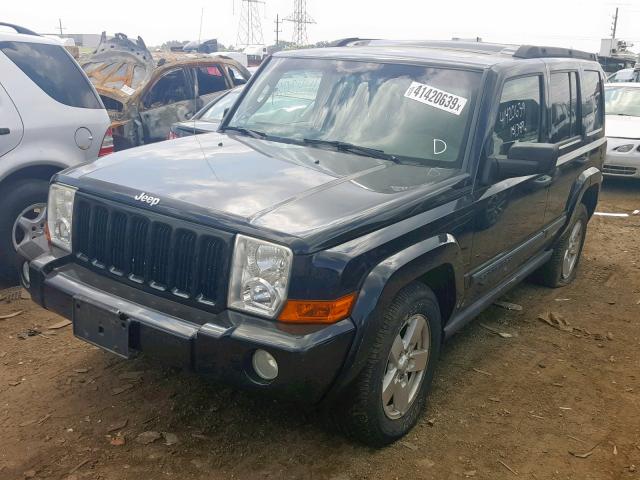 1J8HG48KX6C105141 - 2006 JEEP COMMANDER BLACK photo 2