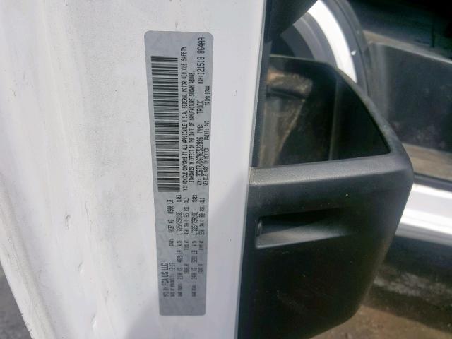 3C6TRVDG7HE522996 - 2017 RAM PROMASTER 白色 照片 10