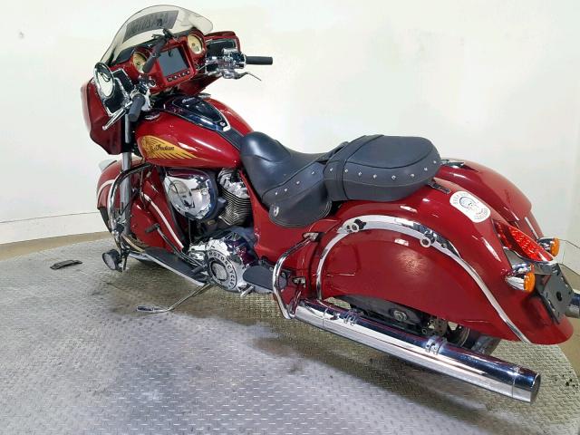 56KTFAAA7J3357162 - 2018 INDIAN MOTORCYCLE CO. CHIEFTAIN MAROON photo 6