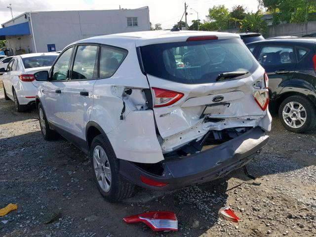 1FMCU0F7XGUA72764 - 2016 FORD ESCAPE S WHITE photo 3