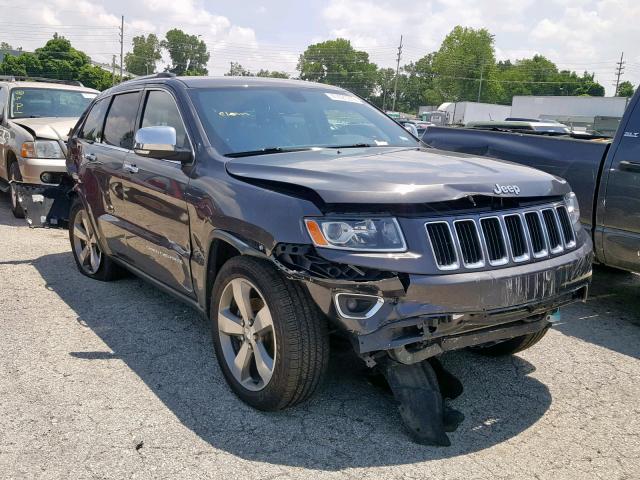 1C4RJFBG7EC462269 - 2014 JEEP GRAND CHER GRAY photo 1