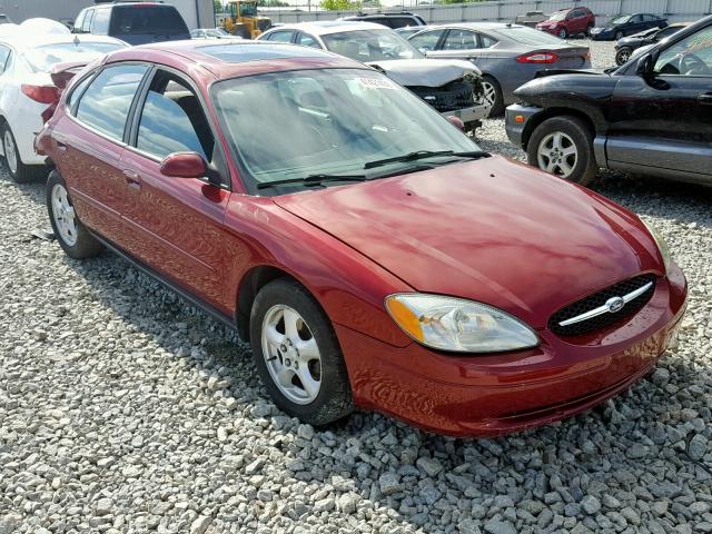 1FAFP55U83G195751 - 2003 FORD TAURUS SES RED photo 1