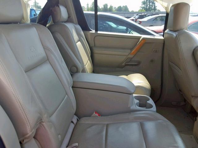 5N3AA08A54N812128 - 2004 INFINITI QX56 WHITE photo 6