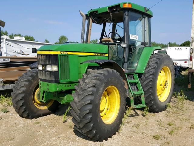 RWSG060062000 - 2002 JOHN DEERE 7710 GREEN photo 2