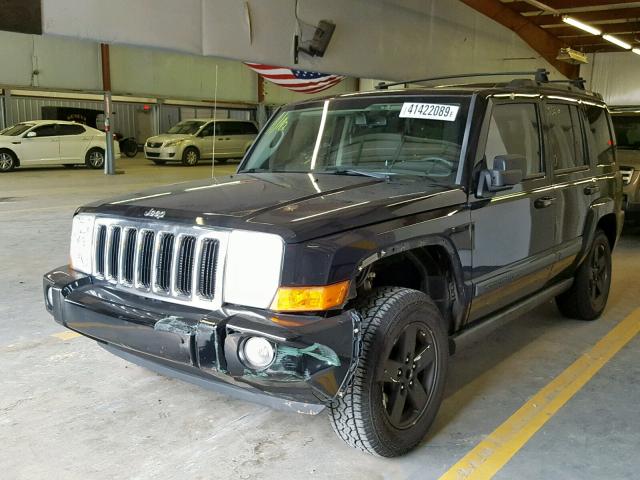 1J8HH48P87C553808 - 2007 JEEP COMMANDER 黑色 照片 2