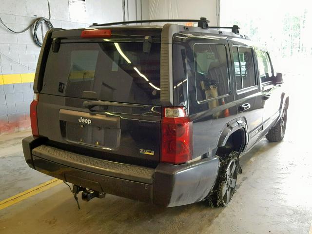 1J8HH48P87C553808 - 2007 JEEP COMMANDER 黑色 照片 4