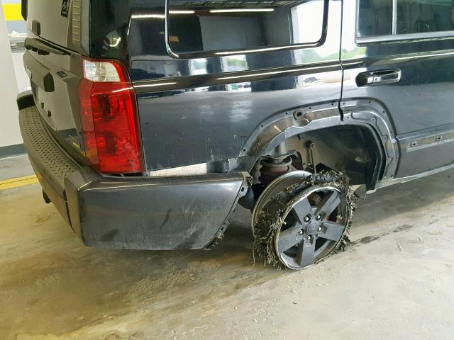 1J8HH48P87C553808 - 2007 JEEP COMMANDER 黑色 照片 9