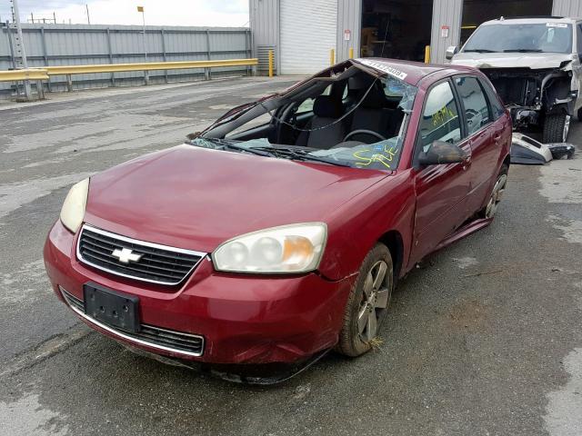 1G1ZT61886F295255 - 2006 CHEVROLET MALIBU MAX MAROON photo 2