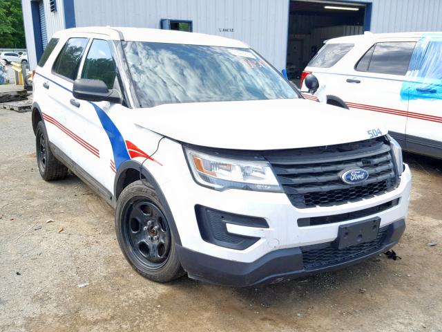 1FM5K8ARXGGD05093 - 2016 FORD EXPLORER P WHITE photo 1