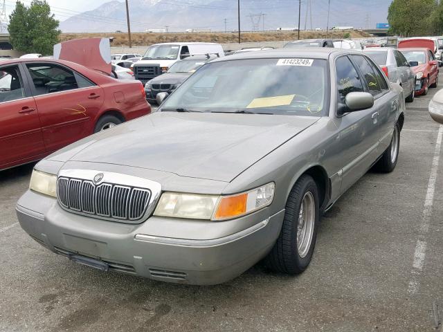 2MEFM75W3XX638807 - 1999 MERCURY GRAND MARQ GRAY photo 2