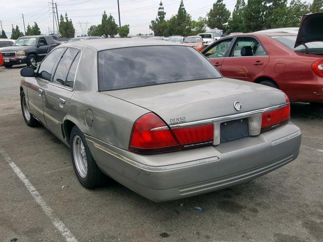 2MEFM75W3XX638807 - 1999 MERCURY GRAND MARQ GRAY photo 3