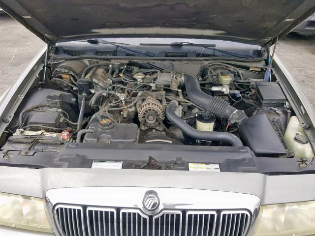 2MEFM75W3XX638807 - 1999 MERCURY GRAND MARQ GRAY photo 7