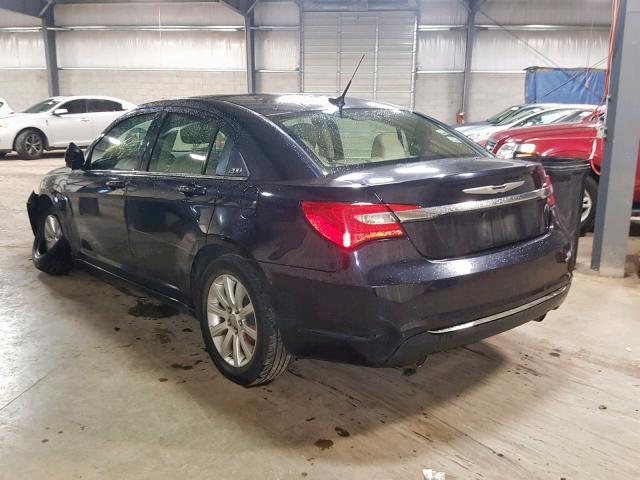 1C3BC1FG9BN520296 - 2011 CHRYSLER 200 TOURIN BLUE photo 3