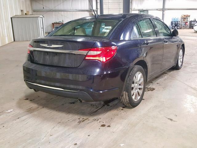 1C3BC1FG9BN520296 - 2011 CHRYSLER 200 TOURIN BLUE photo 4