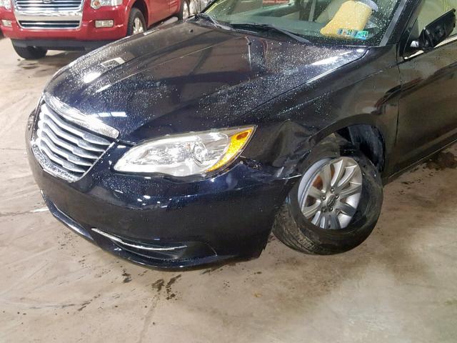 1C3BC1FG9BN520296 - 2011 CHRYSLER 200 TOURIN BLUE photo 9