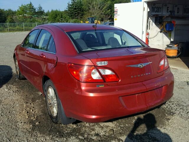 1C3LC56R28N273709 - 2008 CHRYSLER SEBRING TO RED photo 3