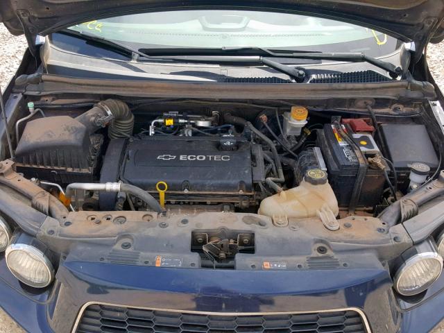 1G1JA5SH8F4136176 - 2015 CHEVROLET SONIC LS BLUE photo 7