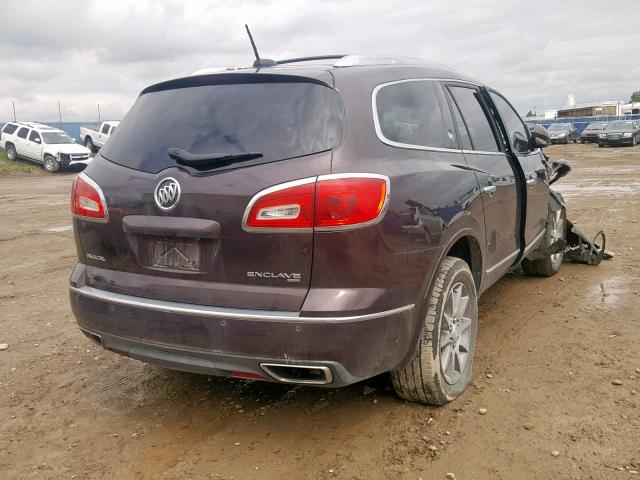 5GAKVBKD9HJ172136 - 2017 BUICK ENCLAVE BROWN photo 4