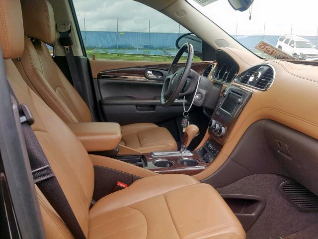 5GAKVBKD9HJ172136 - 2017 BUICK ENCLAVE BROWN photo 5