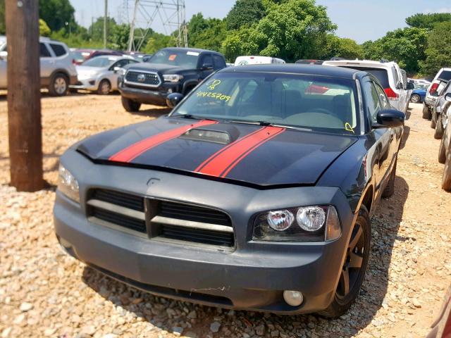 2B3CA3CV1AH196709 - 2010 DODGE CHARGER SX BLACK photo 2