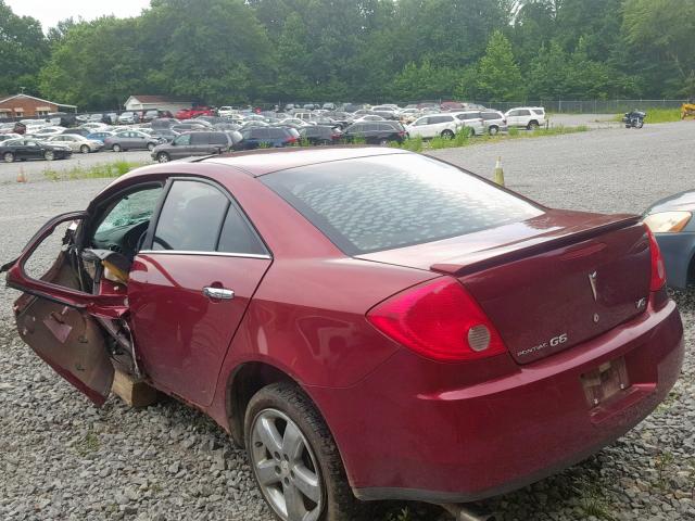 1G2ZG57N084305797 - 2008 PONTIAC G6 BASE RED photo 3