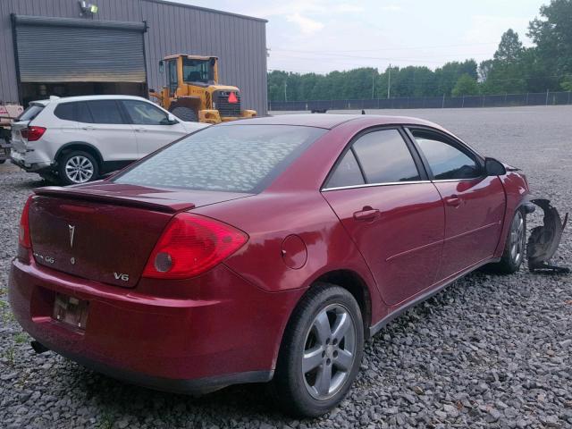 1G2ZG57N084305797 - 2008 PONTIAC G6 BASE RED photo 4