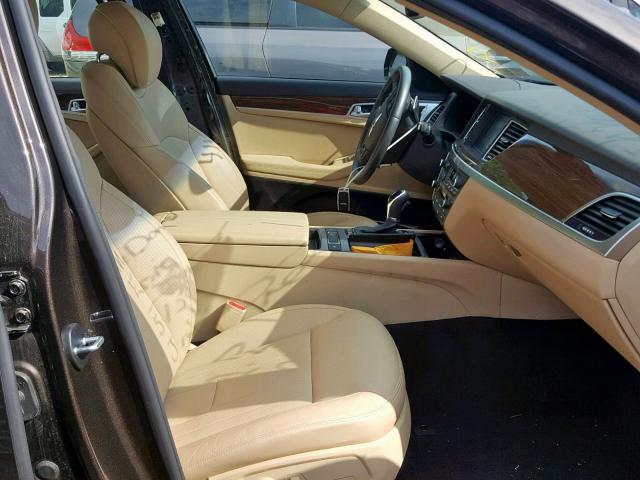 KMHGN4JE7HU206403 - 2017 GENESIS G80 BASE BEIGE photo 5