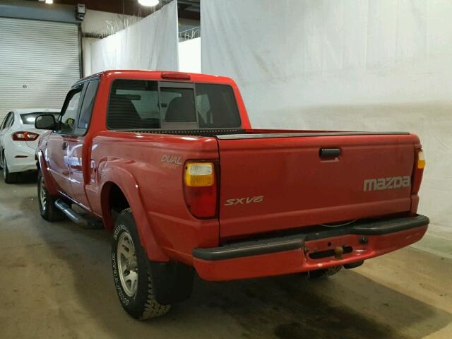 4F4YR16U11TM23069 - 2001 MAZDA B3000 CAB RED photo 3