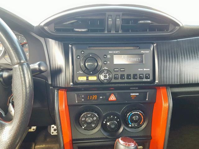 JF1ZNAA11D2728402 - 2013 TOYOTA SCION FR-S BLACK photo 9