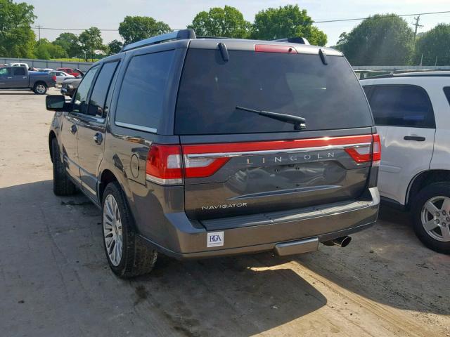 5LMJJ2JT8HEL02214 - 2017 LINCOLN NAVIGATOR ნაცრისფერი ფოტო 3
