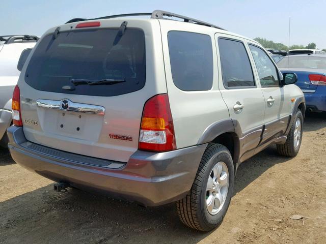 4F2CZ06113KM41017 - 2003 MAZDA TRIBUTE ES 米色 照片 4