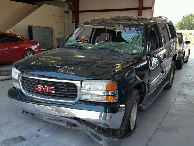 1GKEK13Z13J325663 - 2003 GMC YUKON GREEN photo 2