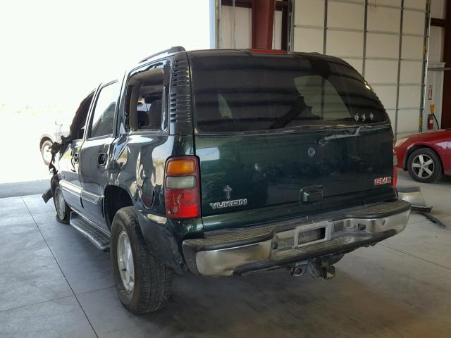 1GKEK13Z13J325663 - 2003 GMC YUKON GREEN photo 3