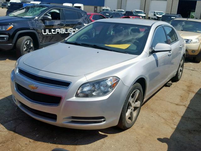 1G1ZC5EU2BF161305 - 2011 CHEVROLET MALIBU 1LT 银色 照片 2