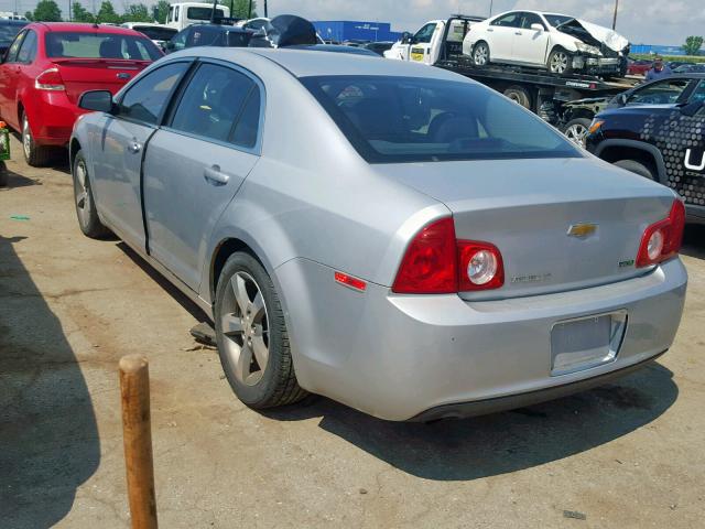 1G1ZC5EU2BF161305 - 2011 CHEVROLET MALIBU 1LT 银色 照片 3