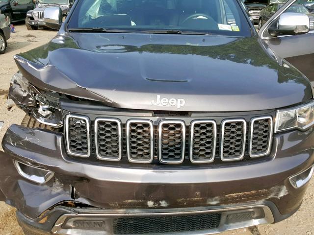 1C4RJFBG1HC913278 - 2017 JEEP GRAND CHER GRAY photo 7