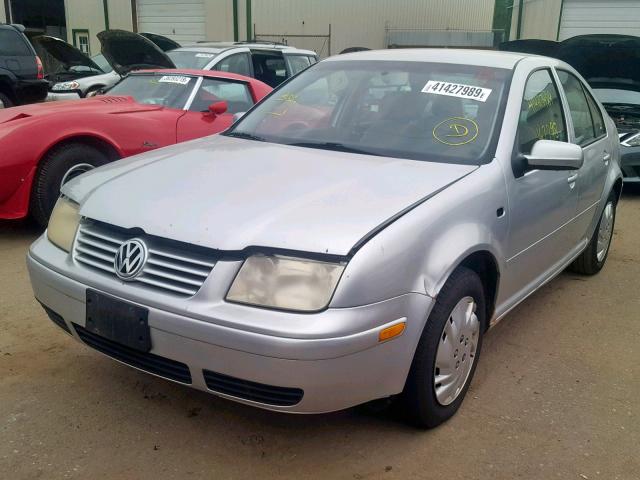 3VWSB69M72M020755 - 2002 VOLKSWAGEN JETTA GLS SILVER photo 2