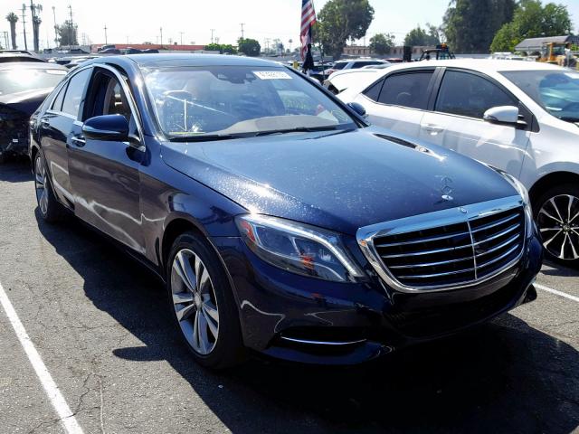 WDDUG8CB9HA298858 - 2017 MERCEDES-BENZ S 550 BLUE photo 1