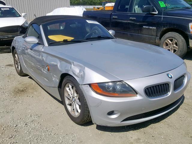 4USBT334X3LR64697 - 2003 BMW Z4 2.5 SILVER photo 1