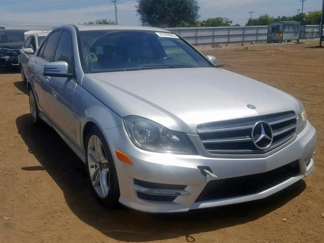 WDDGF4HB0CA605215 - 2012 MERCEDES-BENZ C 250 SILVER photo 1