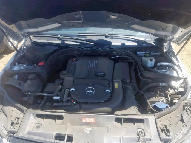 WDDGF4HB0CA605215 - 2012 MERCEDES-BENZ C 250 SILVER photo 7