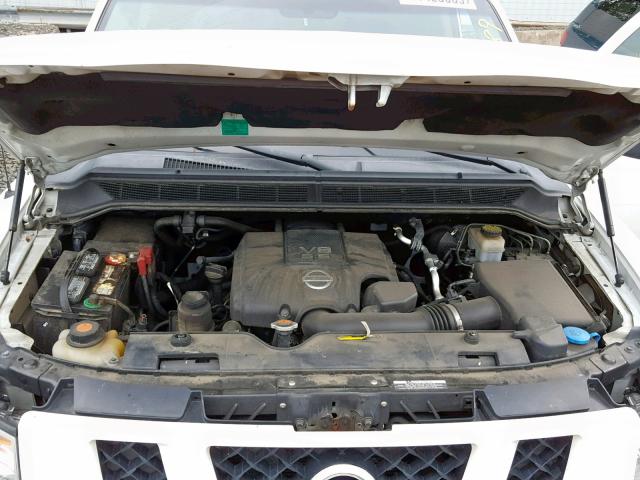 1N6AA0EC9CN326923 - 2012 NISSAN TITAN S WHITE photo 7