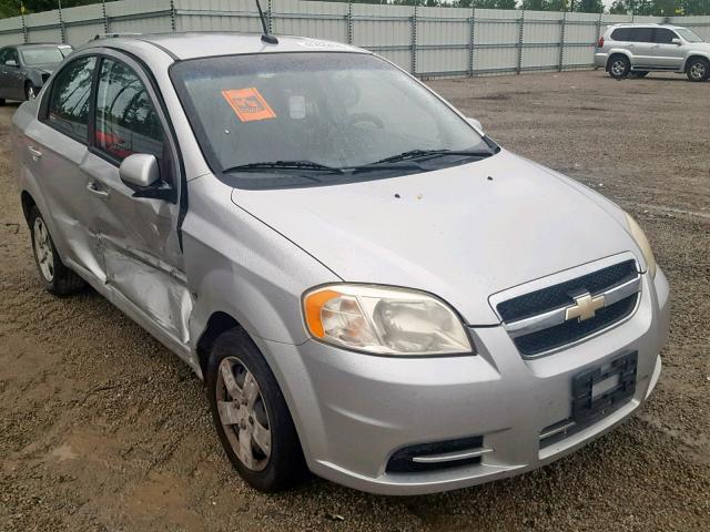 KL1TD56E19B384364 - 2009 CHEVROLET AVEO LS SILVER photo 1