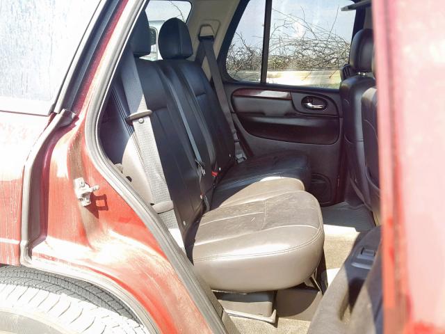 1GKDT43SX92128619 - 2009 GMC ENVOY SLT RED photo 6