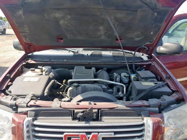 1GKDT43SX92128619 - 2009 GMC ENVOY SLT RED photo 7