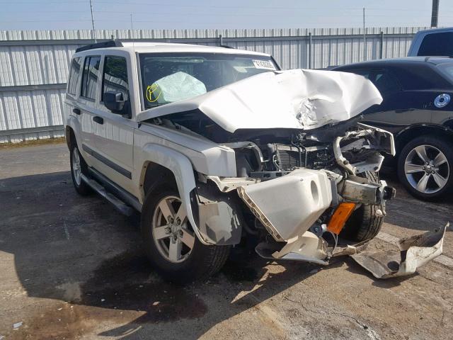 1J8HG48K36C334969 - 2006 JEEP COMMANDER WHITE photo 1