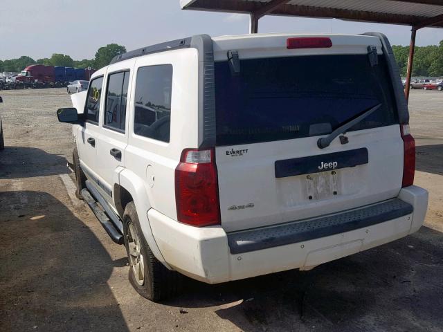1J8HG48K36C334969 - 2006 JEEP COMMANDER WHITE photo 3
