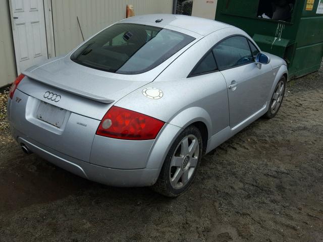 TRUUC28N2Y1053993 - 2000 AUDI TT QUATTRO SILVER photo 4