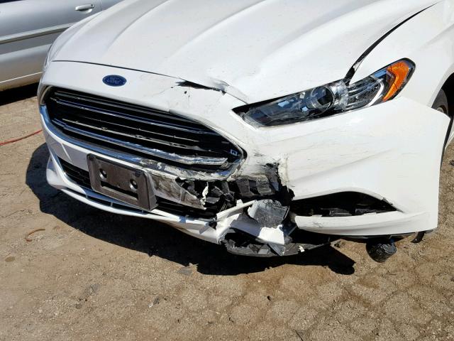 3FA6P0D99ER210950 - 2014 FORD FUSION TIT WHITE photo 9